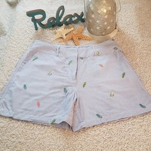 Shorts w/flip flops on them